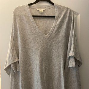 Lovestitch Grey Sweater Pancho Size-One Size